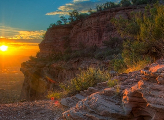 Grand Junction at Sunset