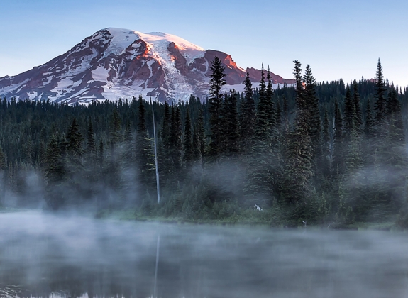 Mount Rainier National Park landscape view