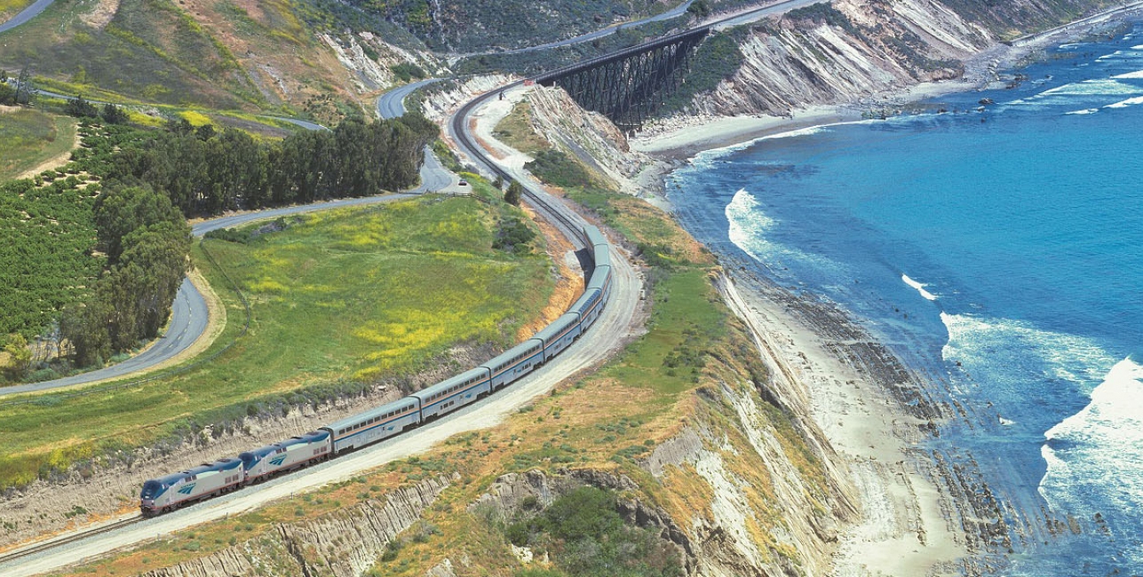 train trips pacific coast