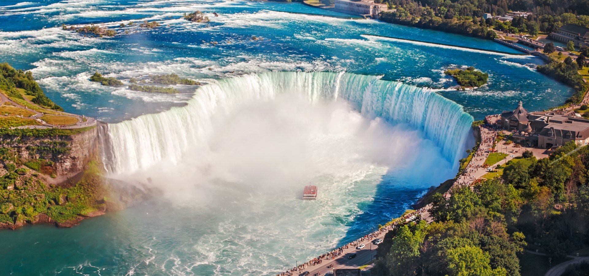 how far is niagara falls from new york by train