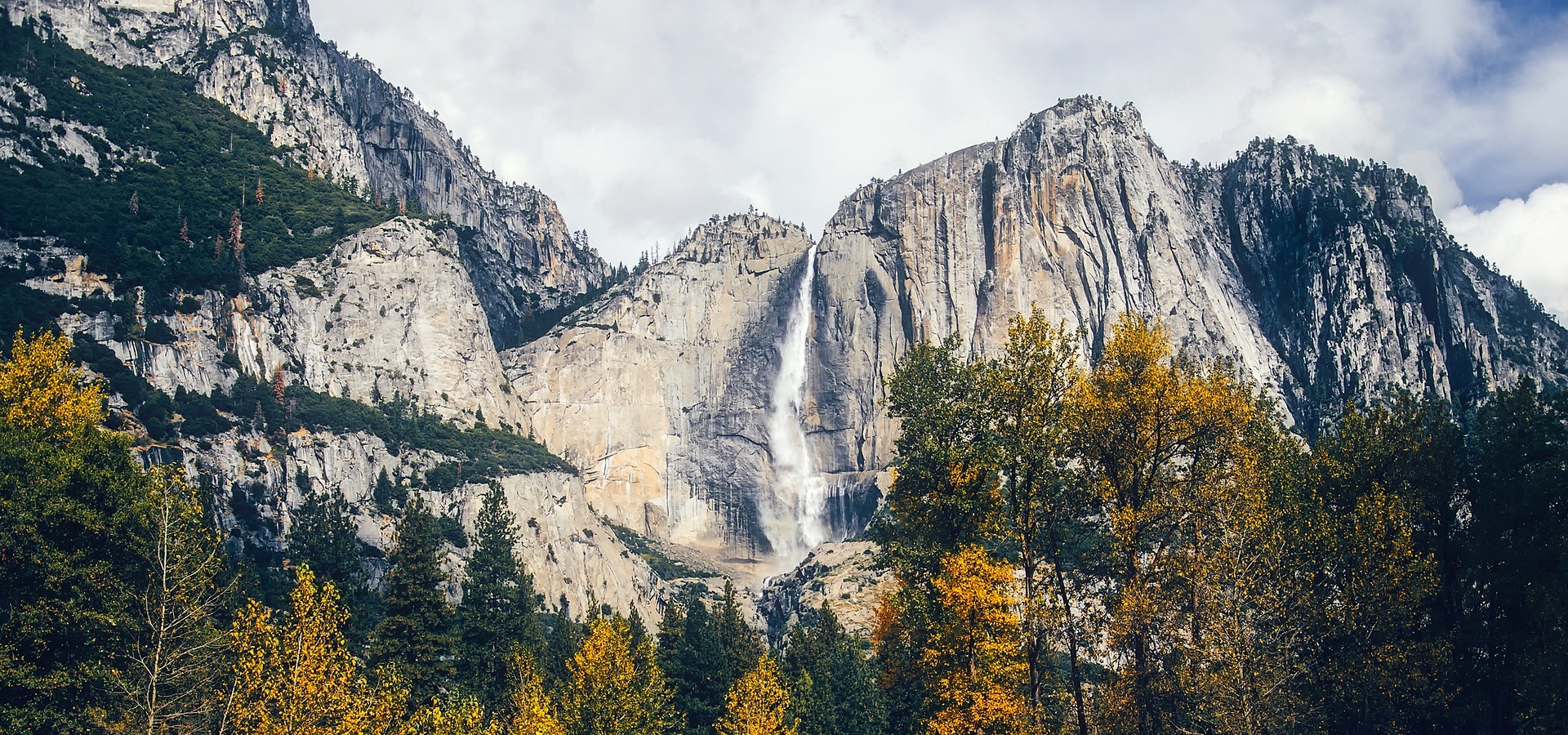 Yosemite Falls in Autumn