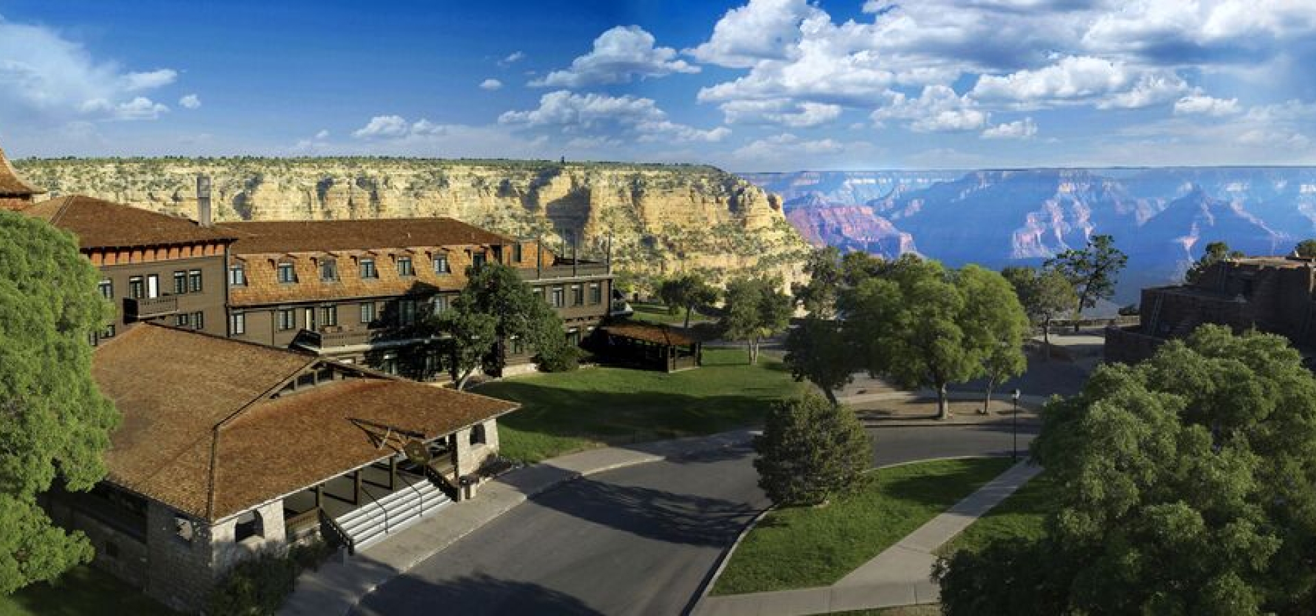 El Tovar, Grand Canyon, AZ, Arial View El Tovar, Grand Canyon, AZ, Arial View