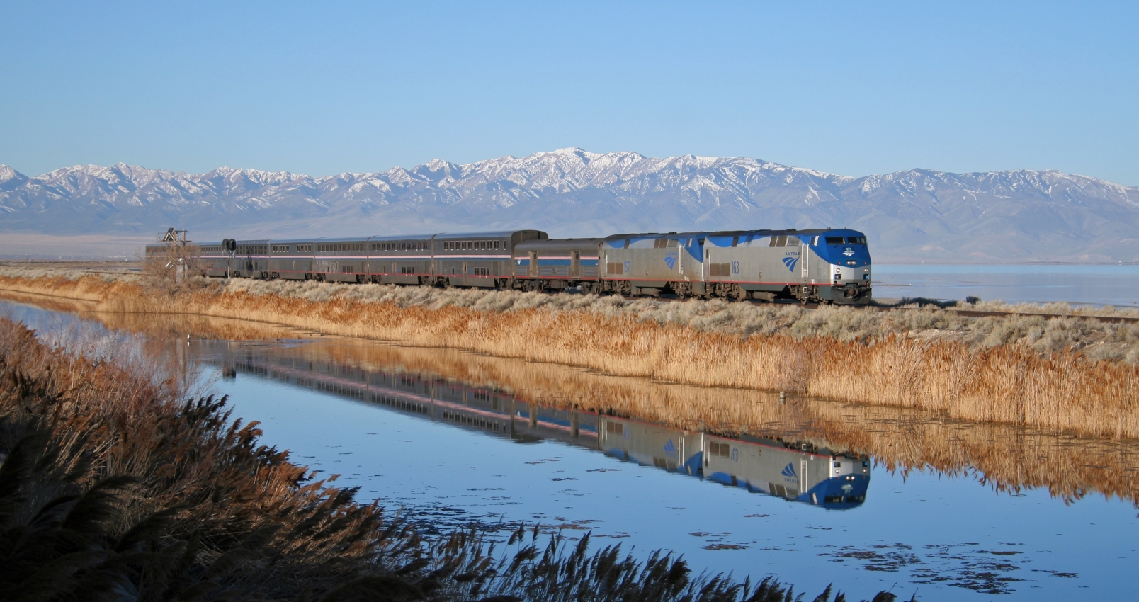 Amtrak's California Zephyr on a roundtrip journey
