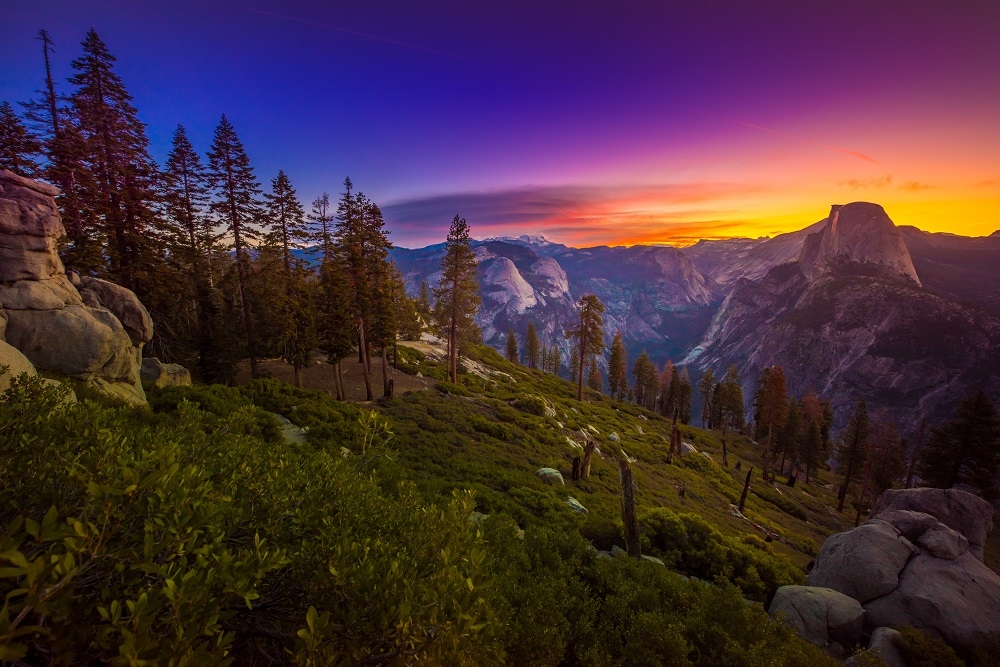 Yosemite National Park Sunrise Glacier Point