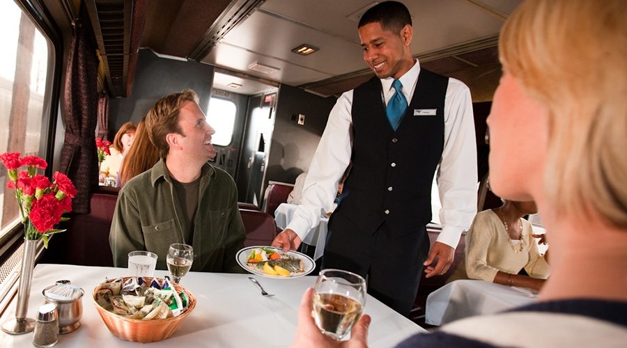Special Dietary Requests amtrak dining service providing a special meal