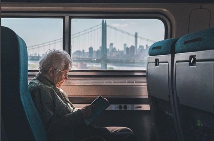 Train view of NYC